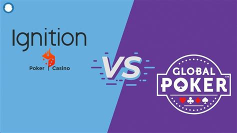 ignition poker vs global poker